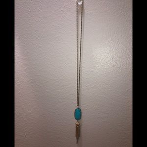 turquoise kendra scott necklace